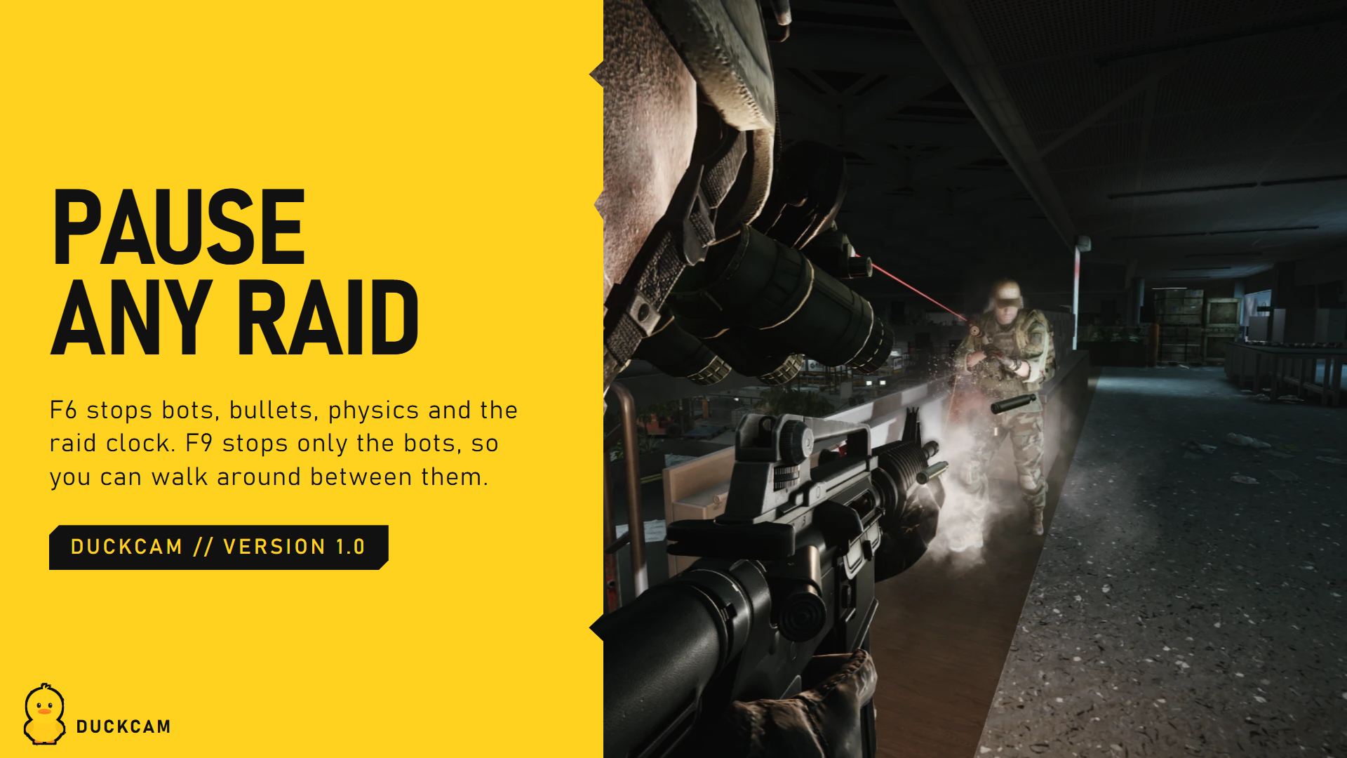 Pause any raid