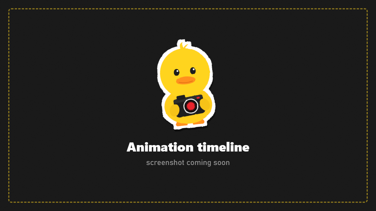 Animation timeline